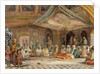 Interior of the Golden Temple, Amritsar by William Carpenter