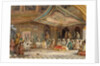 Interior of the Golden Temple, Amritsar by William Carpenter