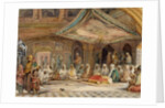 Interior of the Golden Temple, Amritsar by William Carpenter