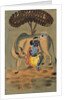 Krishna milking a cow by Unknown