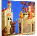 St Francis Expels Evil Spirits by Edward Kaiser