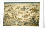 Tapestry depicting the Dragon Boat Festival by Unknown