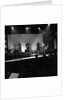 Johnny Hallyday with band performing on the Palladium Stage by Harry Hammond