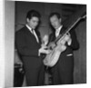 Bert Weedon with Cliff Richard by Harry Hammond