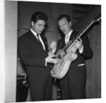 Bert Weedon with Cliff Richard by Harry Hammond