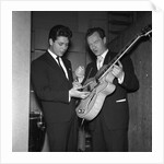 Bert Weedon with Cliff Richard by Harry Hammond