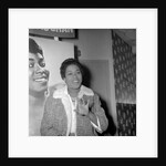 Sarah Vaughan at a London reception by Harry Hammond