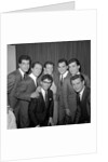 Freddie Garitty, Del Shannon and Frankie Vallie with other musicians by Harry Hammond
