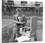 Tommy Steele preparing for the BBC Radio Show by Harry Hammond