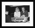 Dusty Springfield at Philip Records Recording Studio by Harry Hammond