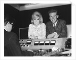 Dusty Springfield at Philip Records Recording Studio by Harry Hammond