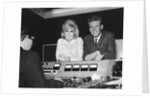 Dusty Springfield at Philip Records Recording Studio by Harry Hammond