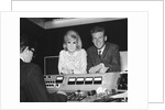 Dusty Springfield at Philip Records Recording Studio by Harry Hammond