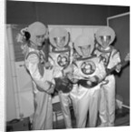 The Spotniks dressed up as astronauts by Harry Hammond