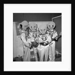 The Spotniks dressed up as astronauts by Harry Hammond