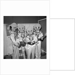The Spotniks dressed up as astronauts by Harry Hammond