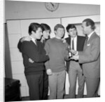 The Searchers receiving Cash Box award for Love Potion by Harry Hammond