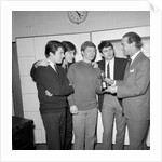 The Searchers receiving Cash Box award for Love Potion by Harry Hammond