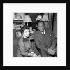 Paul Robeson with Eve Boswell in the Palladium dressing room by Harry Hammond