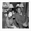 Paul Robeson with Eve Boswell in the Palladium dressing room by Harry Hammond