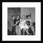 Cliff Richard with celebrity friends at the Palladium by Harry Hammond