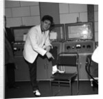 Cliff Richard at EMI studios in Abbey Road by Harry Hammond