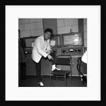 Cliff Richard at EMI studios in Abbey Road by Harry Hammond