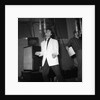 Cliff Richard recording in a studio by Harry Hammond