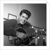Cliff Richard with guitar by Harry Hammond