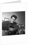 Cliff Richard with guitar by Harry Hammond