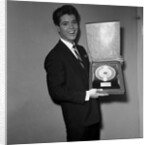 Cliff Richard with his first gold record by Harry Hammond