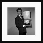 Cliff Richard with his first gold record by Harry Hammond