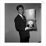 Cliff Richard with his first gold record by Harry Hammond