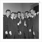 Cliff Richard holding awards by Harry Hammond
