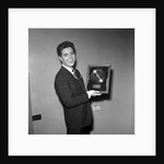Cliff Richard with his first gold record by Harry Hammond