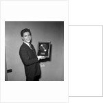 Cliff Richard with his first gold record by Harry Hammond