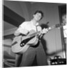 Cliff Richard playing the guitar by Harry Hammond