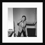 Cliff Richard rehearsing in a dressing room by Harry Hammond