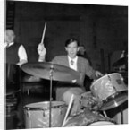 Johnnie Ray at the drums by Harry Hammond