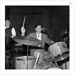 Johnnie Ray at the drums by Harry Hammond