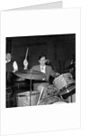 Johnnie Ray at the drums by Harry Hammond