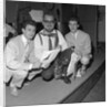 Tenor sax man Red Price featured on the Oh Boy Show with two men by Harry Hammond