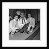 Tenor sax man Red Price featured on the Oh Boy Show with two men by Harry Hammond