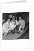 Tenor sax man Red Price featured on the Oh Boy Show with two men by Harry Hammond