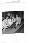 Tenor sax man Red Price featured on the Oh Boy Show with two men by Harry Hammond