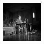 Elvis Presley at a Press Conference in Frankfurt by Harry Hammond