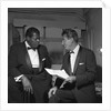Oscar Peterson with an unknown man by Harry Hammond
