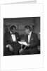 Oscar Peterson with an unknown man by Harry Hammond