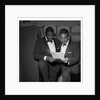 Oscar Peterson with an unknown man by Harry Hammond