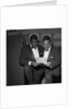 Oscar Peterson with an unknown man by Harry Hammond